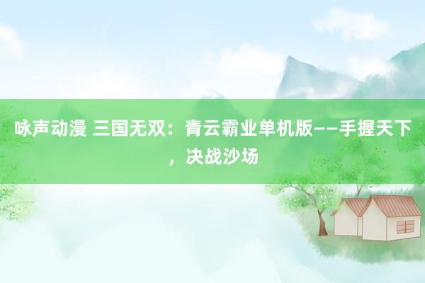 咏声动漫 三国无双：青云霸业单机版——手握天下，决战沙场