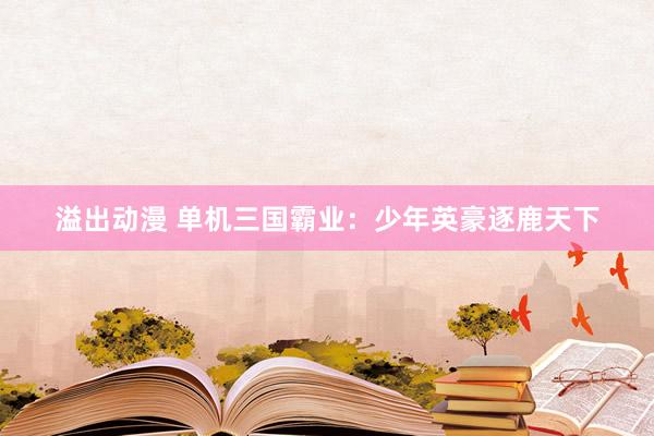 溢出动漫 单机三国霸业：少年英豪逐鹿天下