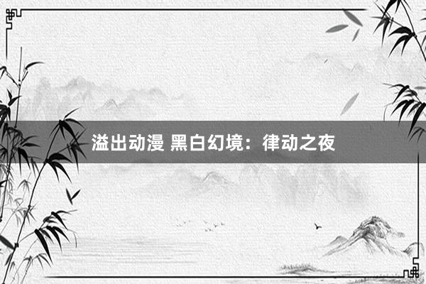 溢出动漫 黑白幻境：律动之夜