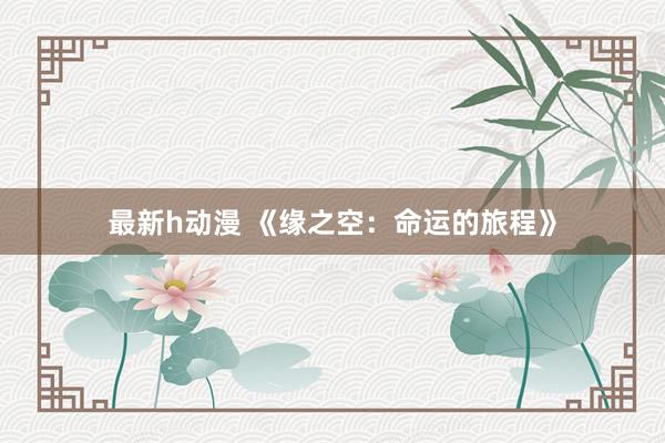 最新h动漫 《缘之空：命运的旅程》