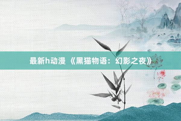 最新h动漫 《黑猫物语：幻影之夜》